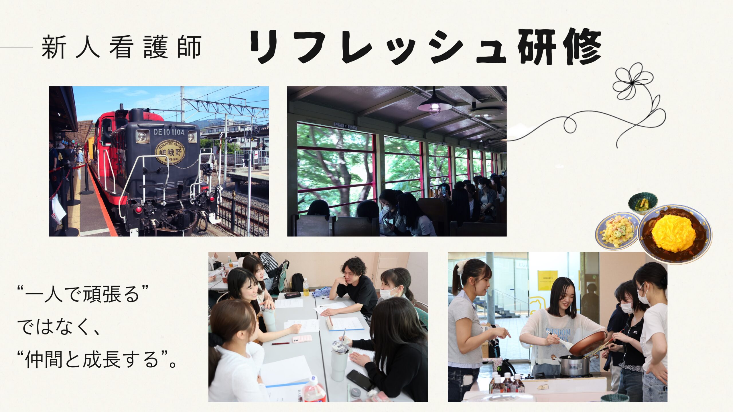 成長を振り返る時間。笑顔あふれる⋆リフレッシュ研修⋆